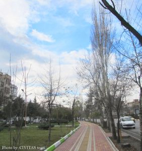 آسمان اردبیل در خیابان حافظ